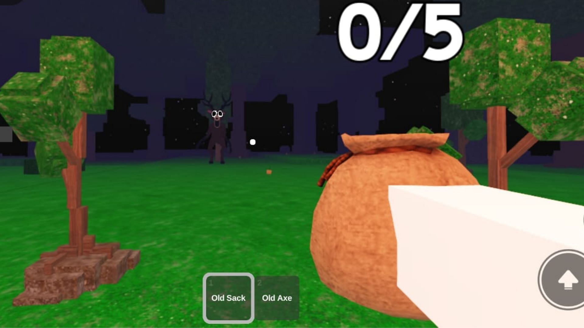 The monster, speculated to be a Wendigo